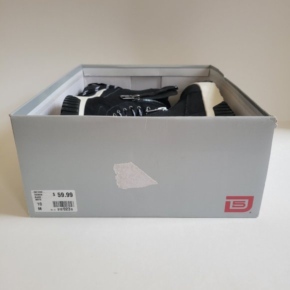 Day Five Daemon Black and White Boot Sneakers Men's Sizes - Picture 8 of 8